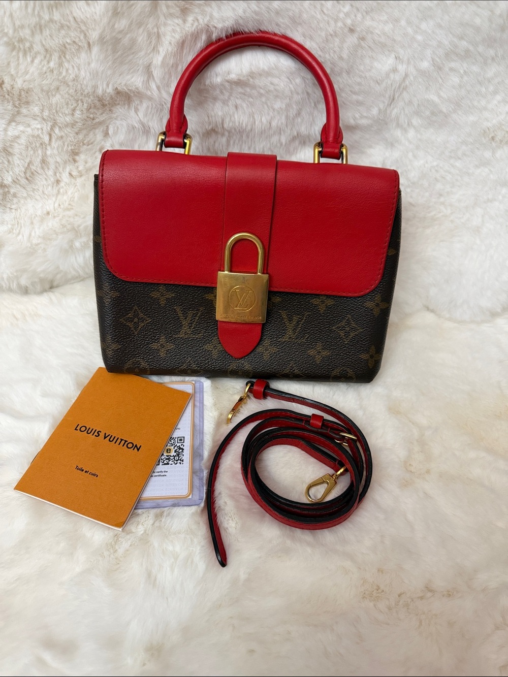 Louis Vuitton Brown Monogram Locky BB Handbag and Crossbody